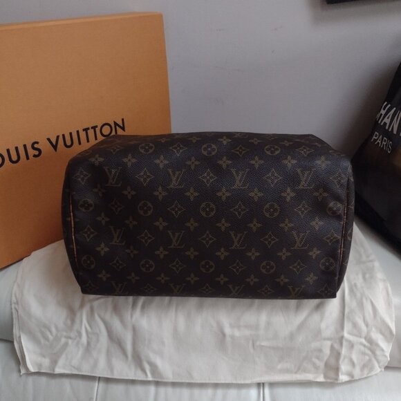 🤎🧡 Authentic Louis Vuitton Speedy 35 in monogram 🧡🤎 - Picture 11 of 17